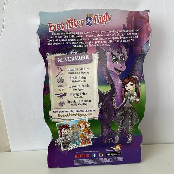 Ever After High Raven Queen Dragon Games Doll- NEW! RARE!!! - Picture 2 of 7
